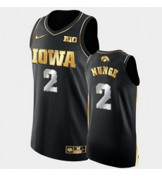 Men Iowa Hawkeyes Jack Nunge Golden Edition Black Authentic Limited Jersey Men Iowa Hawkeyes Jack Nunge Golden Edition Black Authentic Limited Jersey