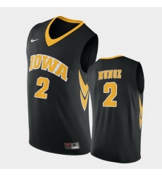 Men Iowa Hawkeyes Jack Nunge Replica Black College Basketball Jersey Men Iowa Hawkeyes Jack Nunge Replica Black College Basketball Jersey