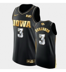 Men Iowa Hawkeyes Jordan Bohannon Golden Edition Black Authentic Limited Jersey Men Iowa Hawkeyes Jordan Bohannon Golden Edition Black Authentic Limited Jersey