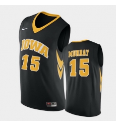Men Iowa Hawkeyes Keegan Murray Replica Black College Basketball Jersey Men Iowa Hawkeyes Keegan Murray Replica Black College Basketball Jersey