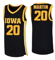 Men Iowa Hawkeyes Martin #20 Black Jersey Men Iowa Hawkeyes Martin #20 Black Jersey