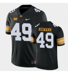Men Iowa Hawkeyes Nick Niemann Game Black College Football Jersey Men Iowa Hawkeyes Nick Niemann Game Black College Football Jersey