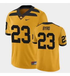 Men Iowa Hawkeyes Shadrick Byrd College Football Gold Alternate Game Jersey Men Iowa Hawkeyes Shadrick Byrd College Football Gold Alternate Game Jersey