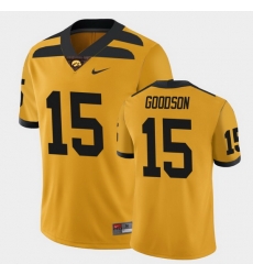 Men Iowa Hawkeyes Tyler Goodson College Football Gold Alternate Game Jersey Men Iowa Hawkeyes Tyler Goodson College Football Gold Alternate Game Jersey