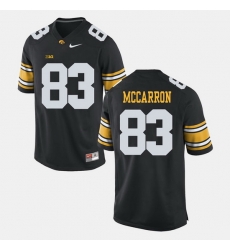 Men Riley Mccarron Black Iowa Hawkeyes Alumni Football Game Jersey Men Riley Mccarron Black Iowa Hawkeyes Alumni Football Game Jersey