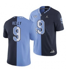 North Carolina Tar Heels Cam'Ron Kelly College Football Navy Blue Split Edition Game Jersey North Carolina Tar Heels Cam'Ron Kelly College Football Navy Blue Split Edition Game Jersey