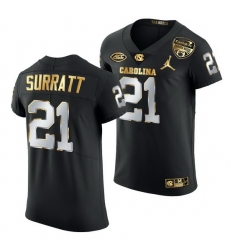 North Carolina Tar Heels Chazz Surratt Black 2021 Orange Bowl Golden Edition Jersey North Carolina Tar Heels Chazz Surratt Black 2021 Orange Bowl Golden Edition Jersey