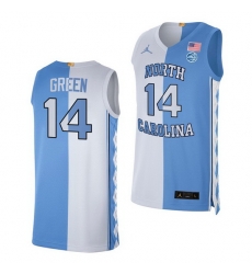 North Carolina Tar Heels Danny Green 2021 Blue White Split Edition Special Jersey North Carolina Tar Heels Danny Green 2021 Blue White Split Edition Special Jersey