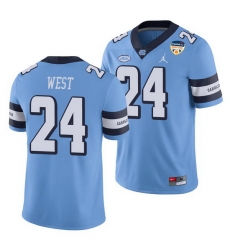 North Carolina Tar Heels Ethan West Carolina Blue 2021 Orange Bowl Game Jersey North Carolina Tar Heels Ethan West Carolina Blue 2021 Orange Bowl Game Jersey