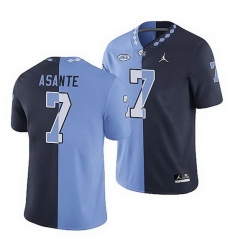 North Carolina Tar Heels Eugene Asante College Football Navy Blue Split Edition Game Jersey North Carolina Tar Heels Eugene Asante College Football Navy Blue Split Edition Game Jersey