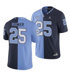 North Carolina Tar Heels Kaimon Rucker College Football Navy Blue Split Edition Game Jersey North Carolina Tar Heels Kaimon Rucker College Football Navy Blue Split Edition Game Jersey