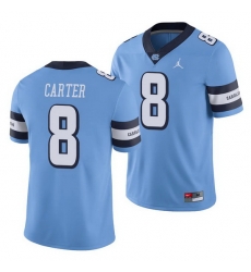 North Carolina Tar Heels Michael Carter Carolina Blue College Football Men'S Jersey North Carolina Tar Heels Michael Carter Carolina Blue College Football Men'S Jersey