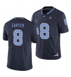North Carolina Tar Heels Michael Carter Navy College Football Men'S Jersey North Carolina Tar Heels Michael Carter Navy College Football Men'S Jersey
