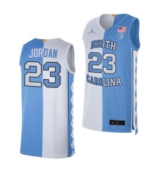 North Carolina Tar Heels Michael Jordan 2021 Blue White Split Edition Special Jersey North Carolina Tar Heels Michael Jordan 2021 Blue White Split Edition Special Jersey