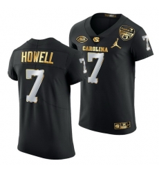 North Carolina Tar Heels Sam Howell Black 2021 Orange Bowl Golden Edition Jersey North Carolina Tar Heels Sam Howell Black 2021 Orange Bowl Golden Edition Jersey
