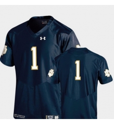 Men Notre Dame Fighting Irish 1 Navy Alumni Football Game Authentic Performance Jersey Men Notre Dame Fighting Irish 1 Navy Alumni Football Game Authentic Performance Jersey