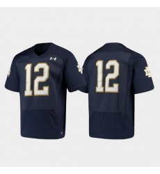 Men Notre Dame Fighting Irish 12 Navy College Football Authentic Jersey Men Notre Dame Fighting Irish 12 Navy College Football Authentic Jersey