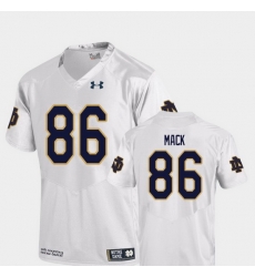 Men Notre Dame Fighting Irish Alize Mack 86 White College Football Replica Jersey Men Notre Dame Fighting Irish Alize Mack 86 White College Football Replica Jersey