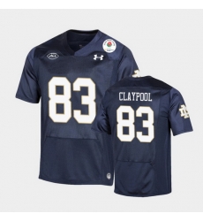 Men Notre Dame Fighting Irish Chase Claypool 2021 Rose Bowl Navy College Football Jersey Men Notre Dame Fighting Irish Chase Claypool 2021 Rose Bowl Navy College Football Jersey