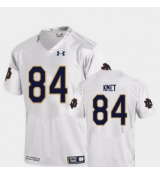 Men Notre Dame Fighting Irish Cole Kmet 84 White College Football Replica Jersey Men Notre Dame Fighting Irish Cole Kmet 84 White College Football Replica Jersey
