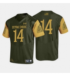 Men Notre Dame Fighting Irish College Football Olive Green Jersey Men Notre Dame Fighting Irish College Football Olive Green Jersey