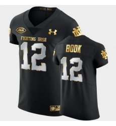 Men Notre Dame Fighting Irish Ian Book Golden Edition Black Authentic Jersey Men Notre Dame Fighting Irish Ian Book Golden Edition Black Authentic Jersey