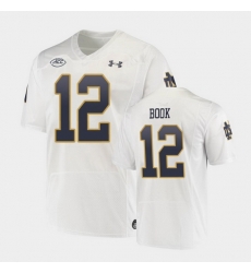 Men Notre Dame Fighting Irish Ian Book Replica White College Football Playoff Jersey Men Notre Dame Fighting Irish Ian Book Replica White College Football Playoff Jersey