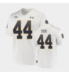 Men Notre Dame Fighting Irish Justin Tuck Replica White College Football Playoff Jersey Men Notre Dame Fighting Irish Justin Tuck Replica White College Football Playoff Jersey