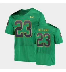 Men Notre Dame Fighting Irish Kyren Williams College Football Green Replica Jersey Men Notre Dame Fighting Irish Kyren Williams College Football Green Replica Jersey