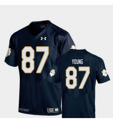 Men Notre Dame Fighting Irish Michael Young 87 Navy College Football Replica Jersey Men Notre Dame Fighting Irish Michael Young 87 Navy College Football Replica Jersey