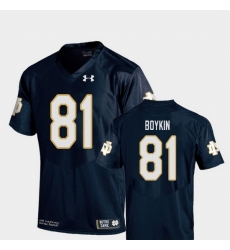 Men Notre Dame Fighting Irish Miles Boykin 81 Navy College Football Replica Jersey Men Notre Dame Fighting Irish Miles Boykin 81 Navy College Football Replica Jersey