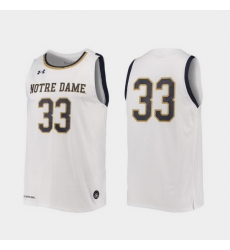 Men Notre Dame Fighting Irish White Replica College Basketball Under Armour Jersey Men Notre Dame Fighting Irish White Replica College Basketball Under Armour Jersey