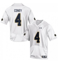 Men Under Armour 4 Replica White Tevon Coney Notre Dame Fighting Irish Alumni Football Jersey Men Under Armour 4 Replica White Tevon Coney Notre Dame Fighting Irish Alumni Football Jersey