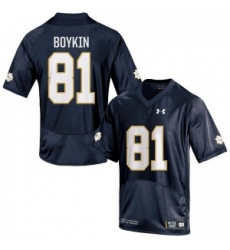 Men Under Armour 81 Replica Navy Blue Miles Boykin Notre Dame Fighting Irish Alumni Football Jersey Men Under Armour 81 Replica Navy Blue Miles Boykin Notre Dame Fighting Irish Alumni Football Jersey