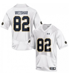Men Under Armour 82 Replica White Nic Weishar Notre Dame Fighting Irish Alumni Football Jersey Men Under Armour 82 Replica White Nic Weishar Notre Dame Fighting Irish Alumni Football Jersey