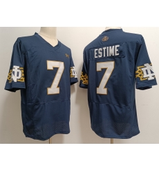 Notre Dame Fighting Irish Audric Estime #7 Navy Blue 2023 Stitched Jersey Notre Dame Fighting Irish Audric Estime #7 Navy Blue 2023 Stitched Jersey