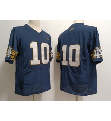 Notre Dame Fighting Irish Sam Hartman #10 Navy Blue 2023 No Name Stitched Jersey Notre Dame Fighting Irish Sam Hartman #10 Navy Blue 2023 No Name Stitched Jersey
