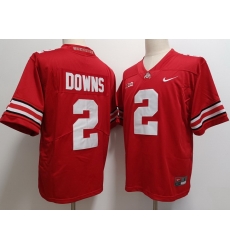 Men Ohio State Buckeyes Caleb Downs #2 Red F U S E Stitched NCAA Football Jersey Men Ohio State Buckeyes Caleb Downs #2 Red F U S E Stitched NCAA Football Jersey