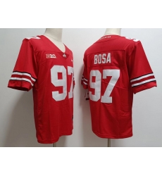 Men Ohio State Buckeyes Nick Bosa #97 Red College Football Jersey Men Ohio State Buckeyes Nick Bosa #97 Red College Football Jersey