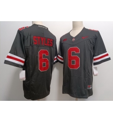 Men Ohio State Buckeyes Sonny Styles #6 Black F U S E Stitched NCAA Football Jersey Men Ohio State Buckeyes Sonny Styles #6 Black F U S E Stitched NCAA Football Jersey