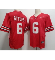 Men Ohio State Buckeyes Sonny Styles #6 Red F U S E Stitched NCAA Football Jersey Men Ohio State Buckeyes Sonny Styles #6 Red F U S E Stitched NCAA Football Jersey