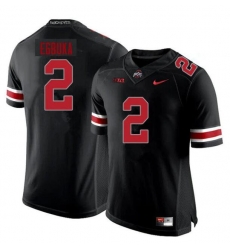 Men's Ohio State Buckeyes #2 Emeka Egbuka College Football Jersey Black Red Men's Ohio State Buckeyes #2 Emeka Egbuka College Football Jersey Black Red