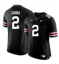 Men's Ohio State Buckeyes #2 Emeka Egbuka College Football Jersey Black Men's Ohio State Buckeyes #2 Emeka Egbuka College Football Jersey Black
