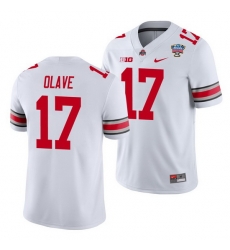 Ohio State Buckeyes Chris Olave White 2021 Sugar Bowl College Football Jersey Ohio State Buckeyes Chris Olave White 2021 Sugar Bowl College Football Jersey