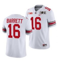 Ohio State Buckeyes J.T. Barrett White 2021 Sugar Bowl Champions College Football Playoff College Football Playoff Jersey 0 Ohio State Buckeyes J.T. Barrett White 2021 Sugar Bowl Champions College Football Playoff College Football Playoff Jersey 0
