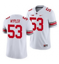 Ohio State Buckeyes Luke Wypler White Game Men'S Jersey Ohio State Buckeyes Luke Wypler White Game Men'S Jersey