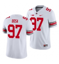 Ohio State Buckeyes Nick Bosa White College Football Men'S Jersey Ohio State Buckeyes Nick Bosa White College Football Men'S Jersey