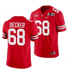 Ohio State Buckeyes Taylor Decker Scarlet 2021 Sugar Bowl Champions College Football Playoff College Football Playoff Jersey Ohio State Buckeyes Taylor Decker Scarlet 2021 Sugar Bowl Champions College Football Playoff College Football Playoff Jersey