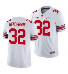 Ohio State Buckeyes Treveyon Henderson White Game Men'S Jersey Ohio State Buckeyes Treveyon Henderson White Game Men'S Jersey