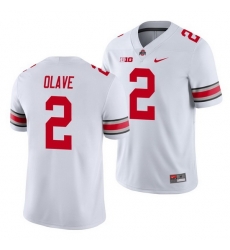 Youth Ohio State Buckeyes Chris Olave Scarlet White Game Jersey Youth Ohio State Buckeyes Chris Olave Scarlet White Game Jersey